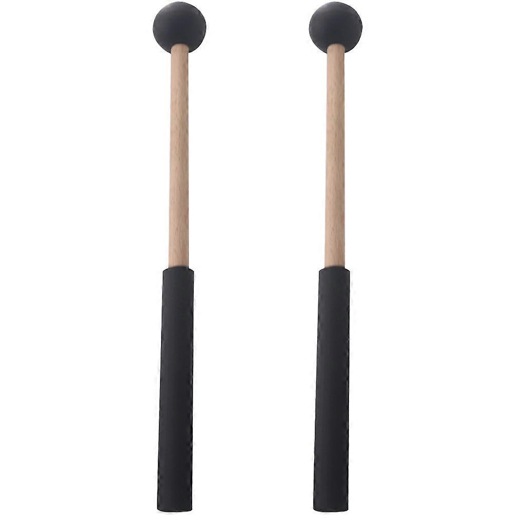 Drum Accessories Percussion Tool Ethereal Drumstick Rubber Tip Musical Enthusiasts 1 Pair