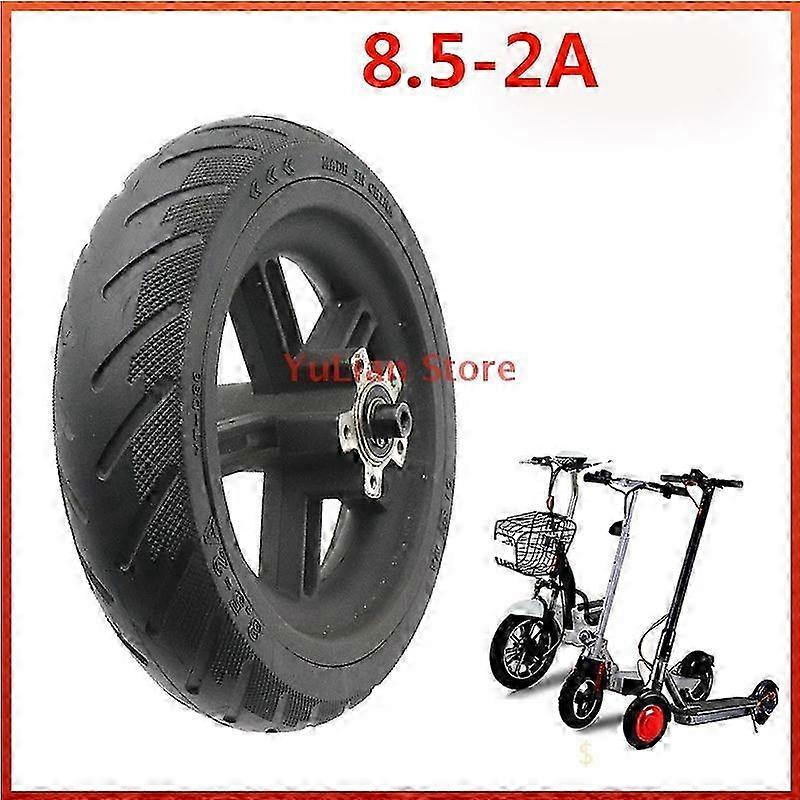 Solid Wheels for Electric Scooter Compatible with Certain Brand, Durable High-Quality Accessories, 8.5-2A