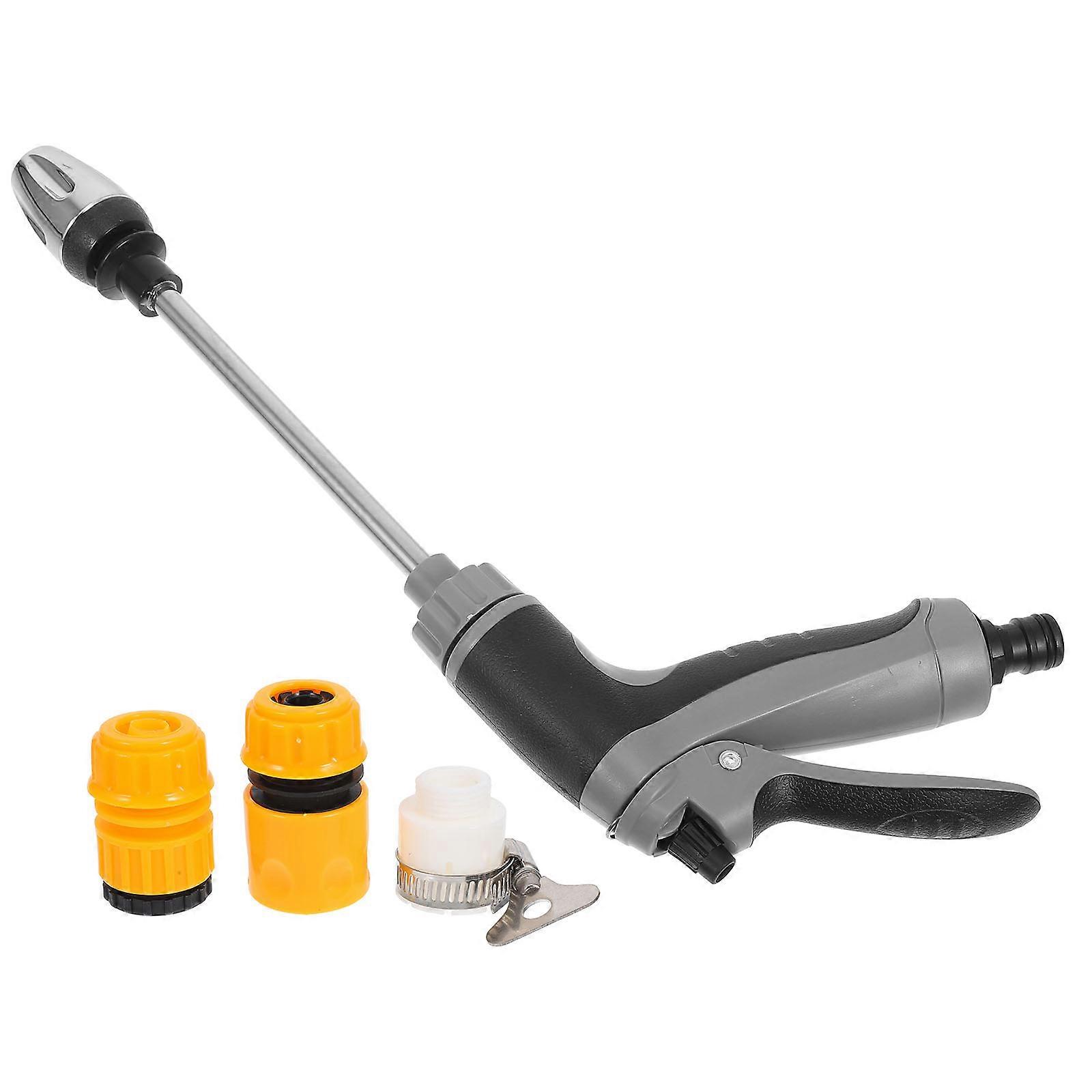 Pressure Washer Nozzle For Garden Hose Watering Hose Sprayer Adjustable Spray Patterns Long Handle 1Set