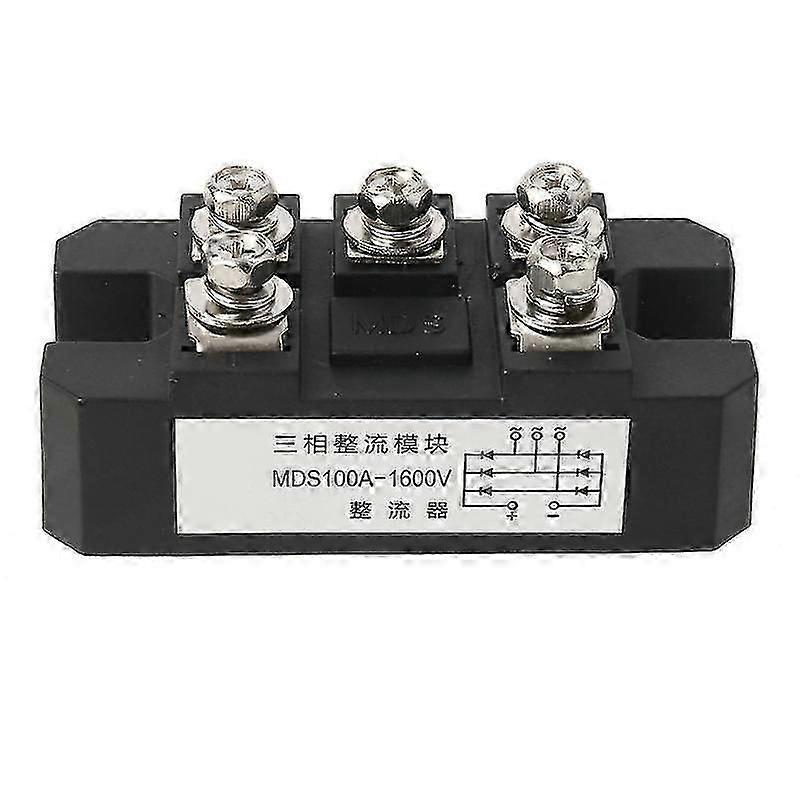 Mds100a 100a 1600v 3-phase Diode Rectifier Mds100-16 Radiator Copper Base