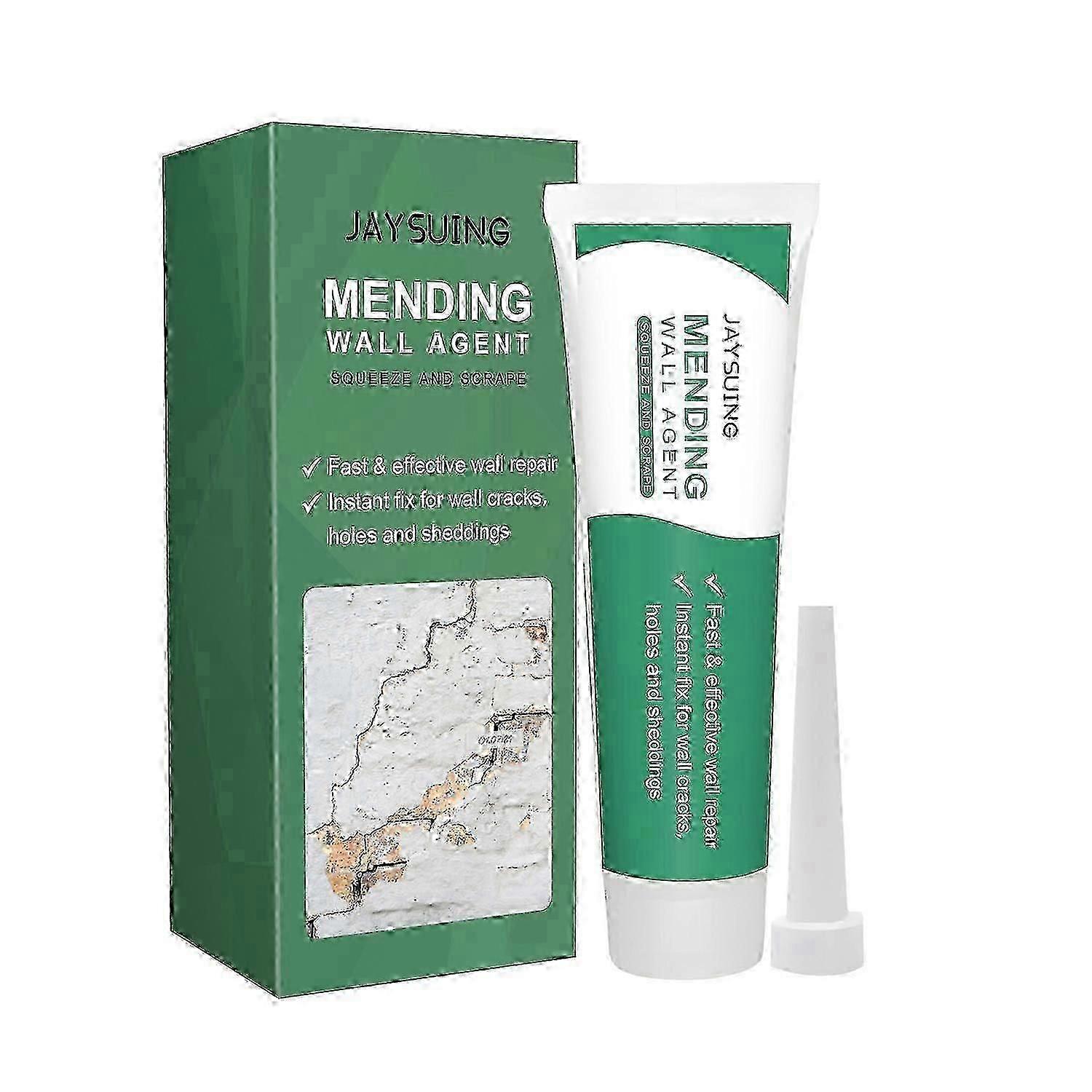 Jaysuing Wall Repair Plaster, Home Renovation Maintenance Wall Graffiti Cover Cracks Multi-functiona