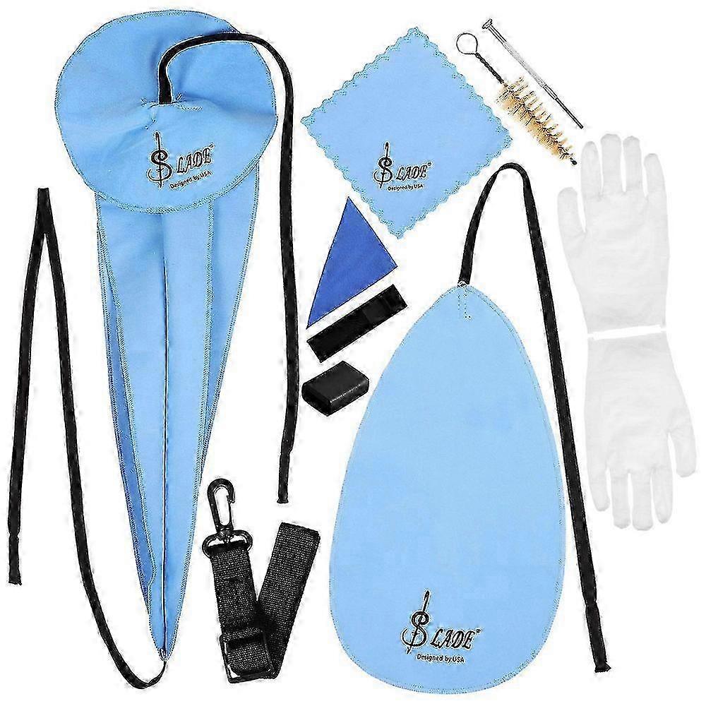 Woodwind Instrument Cleaning Kit for Saxophone Clarinet Flute with Accessories Including Neck Strap and Brush