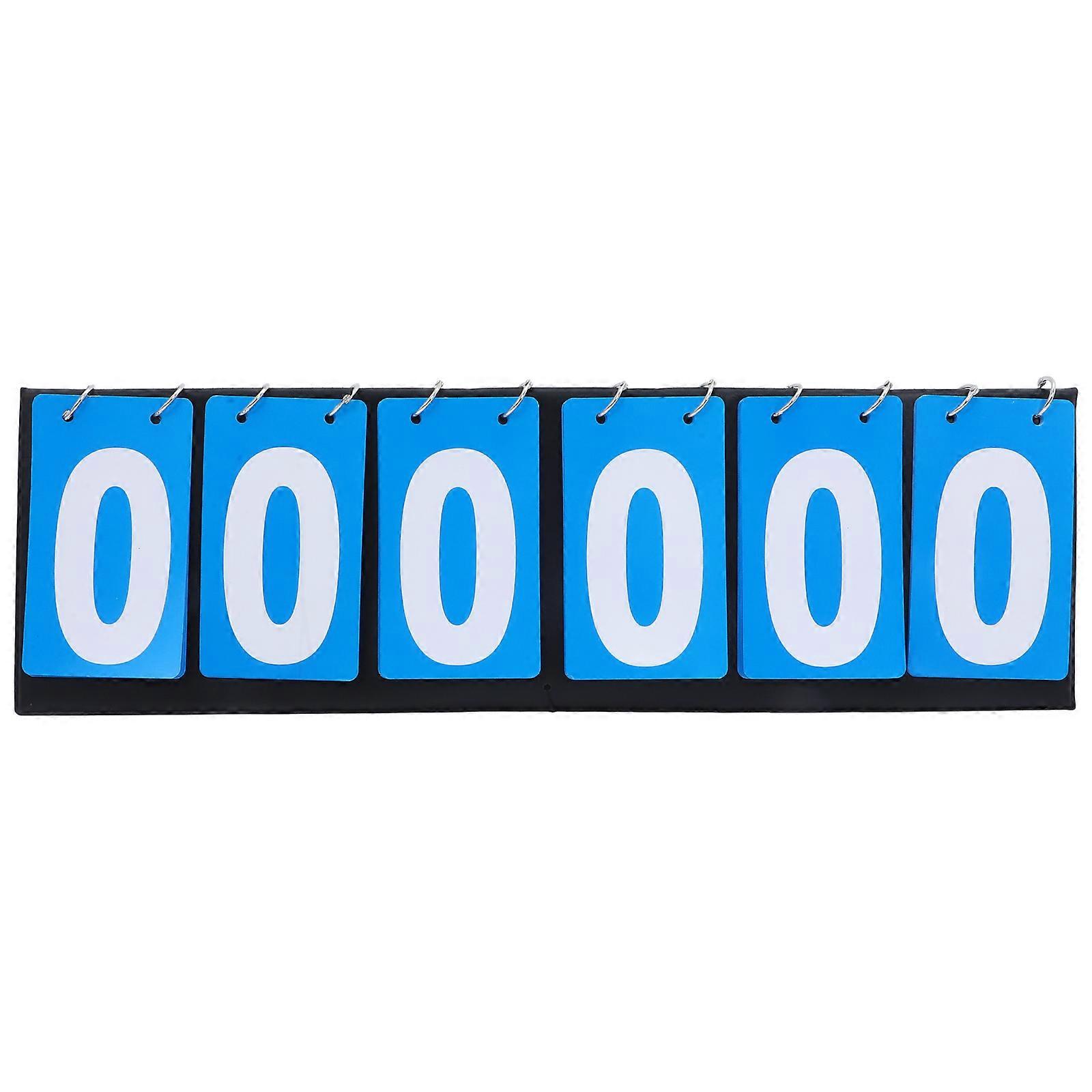 Portable Flip Scoreboard Multi Function Tabletop Scorekeeper for Soccer, Basketball, Tennis – Durable, Six Designs, Convenient Sports Accessory