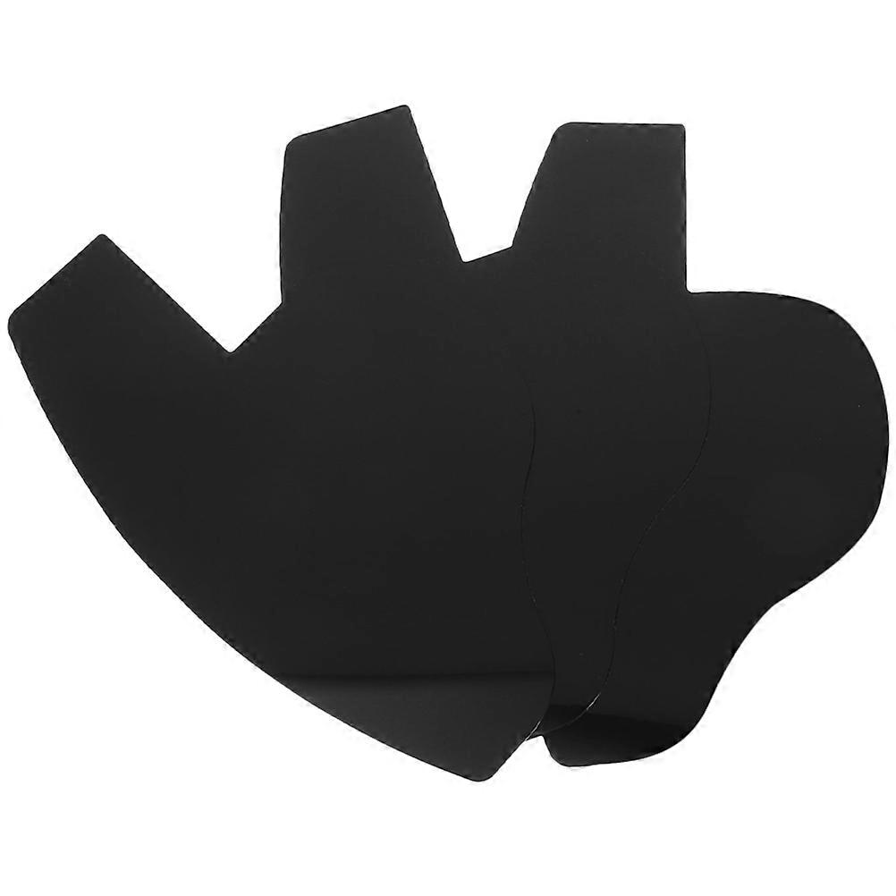 3pcs Hairline Enhancing Cards for Hair Fiber Application – Beard Shaping Tool & Hairline Design Template for Men’s Precise Styling