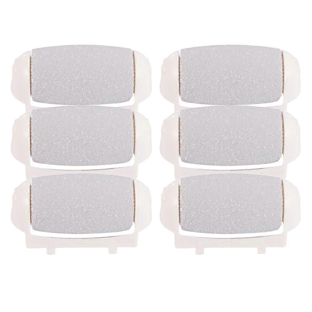 Removal Tool Replacement Rollers Heads Refills For Feet And Hands Home Salon Use 6Pcs Grey