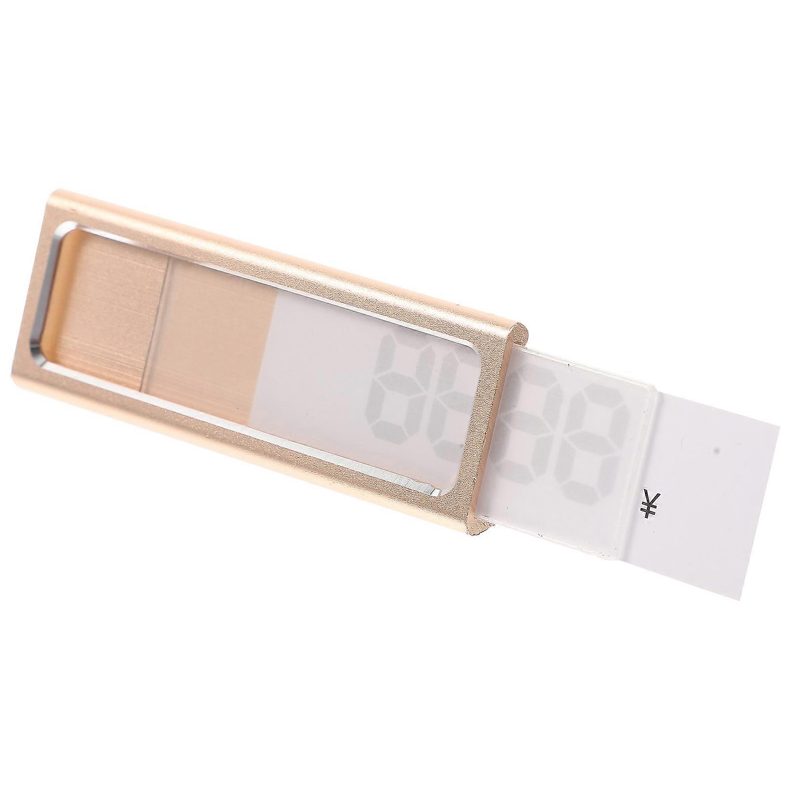 Markt Display Stand L-förmige Basis Einfacher Preis Schild Ersatz für Bäckereien Golden 6,00 x 2,20 x 1,10 cm 1 Set
