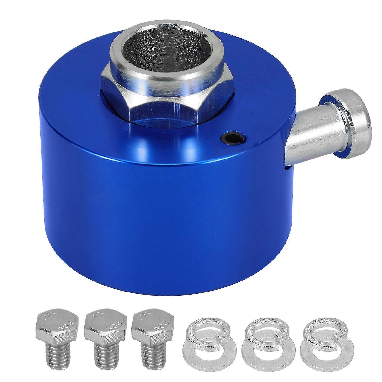 Steering Wheel Quick Release Disconnect Adapter Car Enthusiasts 360-Degree Rotation Blue 1Set