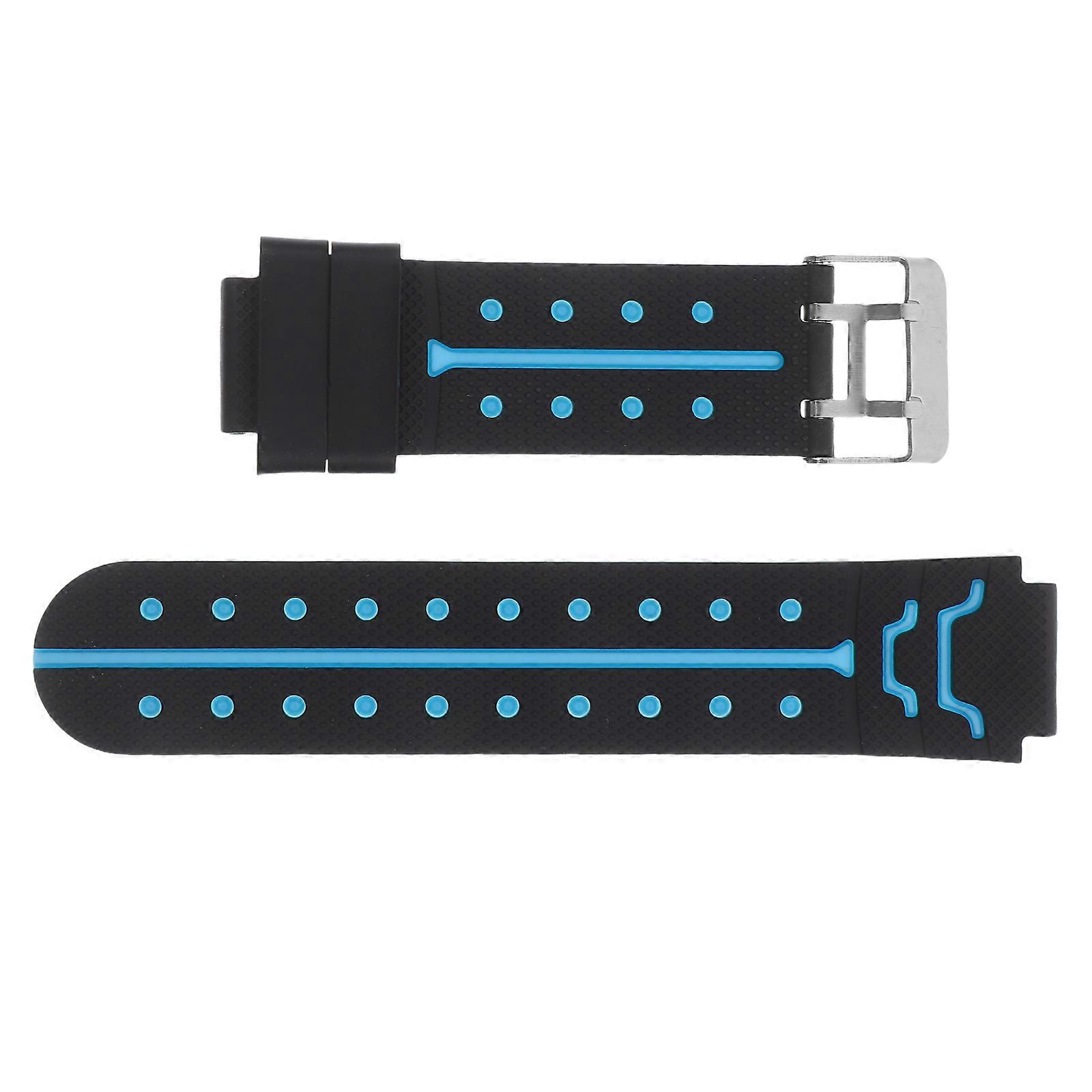 Child Watch Strap Children Phone Watch Band Daily Use Black And Blue Seamless Welding 1Set