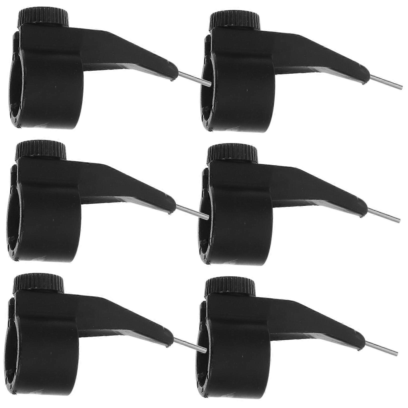 Glue Nozzle Holder 6-Pack Caulking Nozzle Positioner Adhesive Nozzle Fixer Tool Black Iron Sealant Nozzle Aid