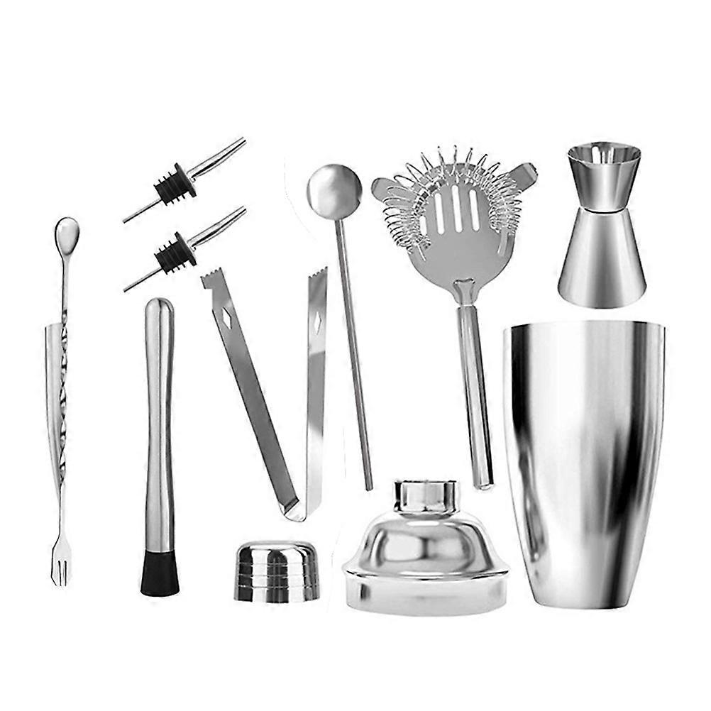 Stainless Steel Cocktail Shaker Set for Bar Use 750ml Silver