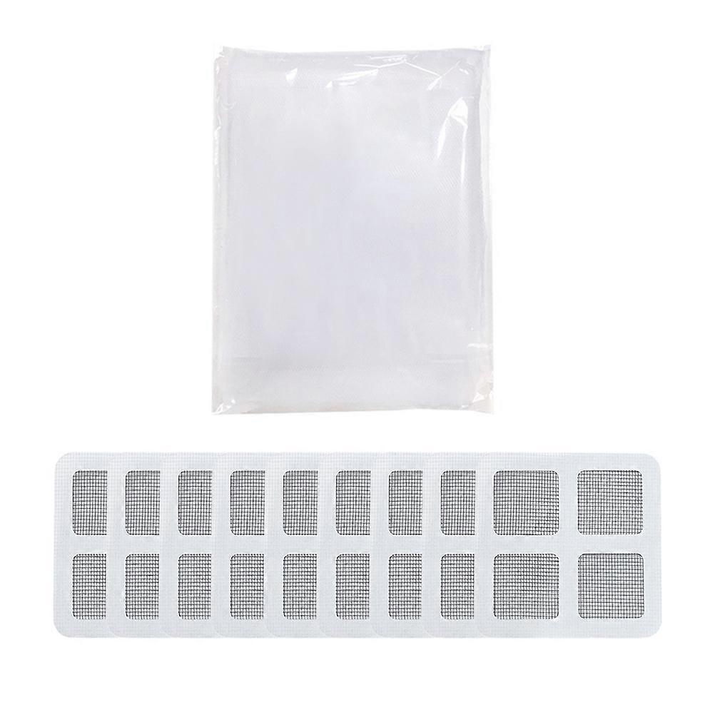 Selfadhesive Window Screen Nylon Mesh Dustproof Ventilation Breathable for Families 200x150cm 1Set