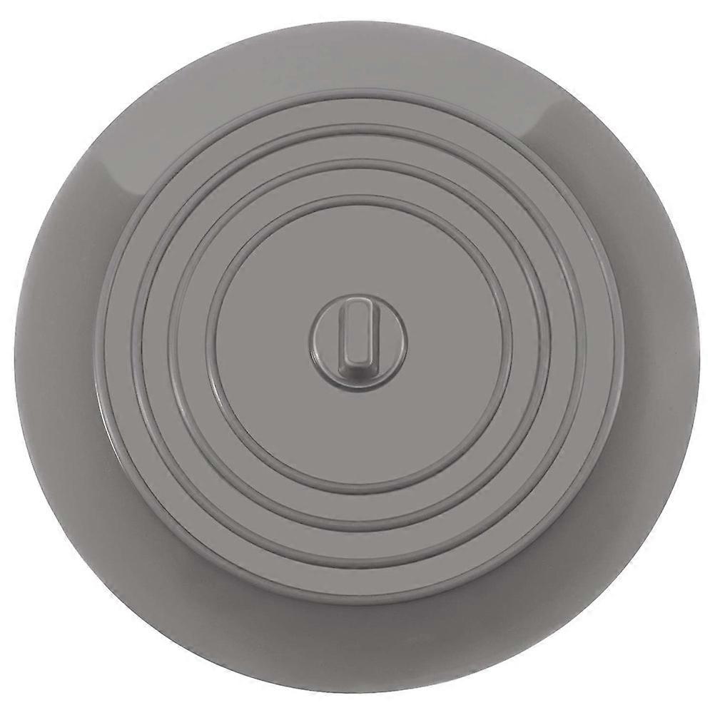Silicone Water Stopper for Kitchen Use Grey Color Easy to Clean 1pc
