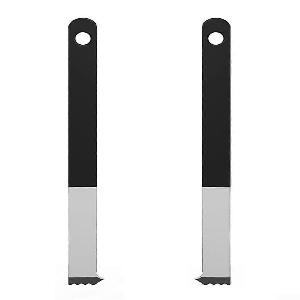 Galvanized Paving Stone Puller Set, 2 Heavy Duty Metal Brick Extractor Tools for Garden Paving Stone Removal and Replacement