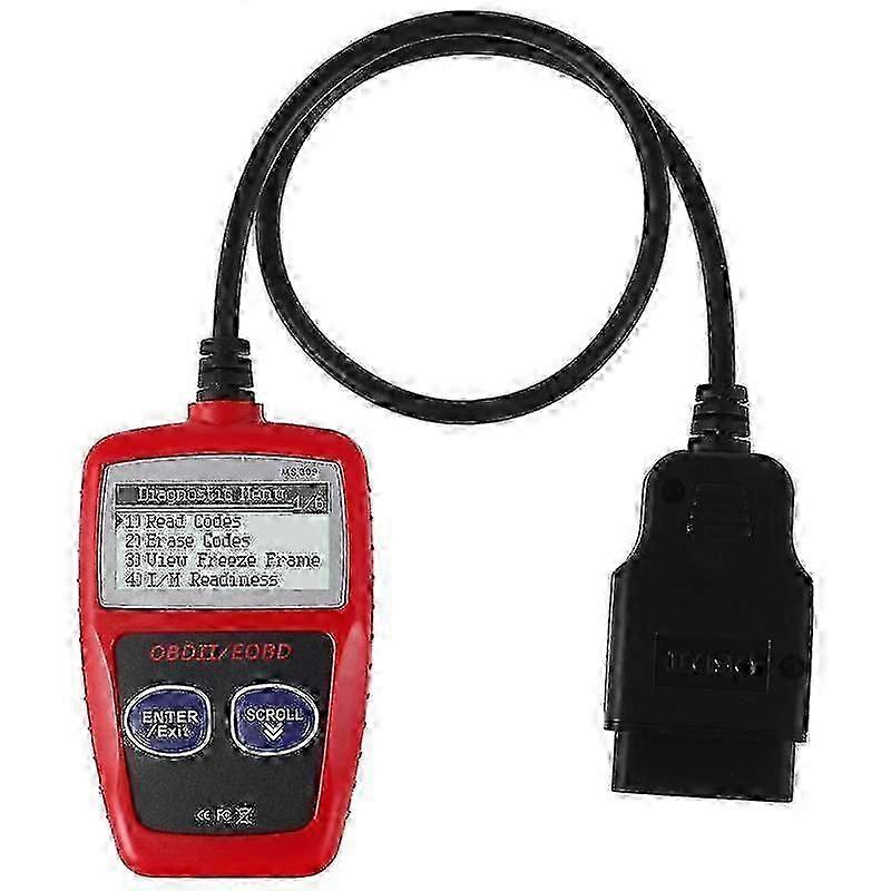 Car Fault Code Reader I/M Readiness Accurate Engine Diagnostic Scanner OBD2 Scanner Read And Erase Fault Code View Freeze Data CAN Diagnostic Tool