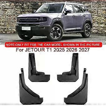 For JETOUR T1 2025 2026 2027 Car Styling ABS Car Mud Flaps Splash Guard Mudguards MudFlaps Front Rear Fender Auto Accessories