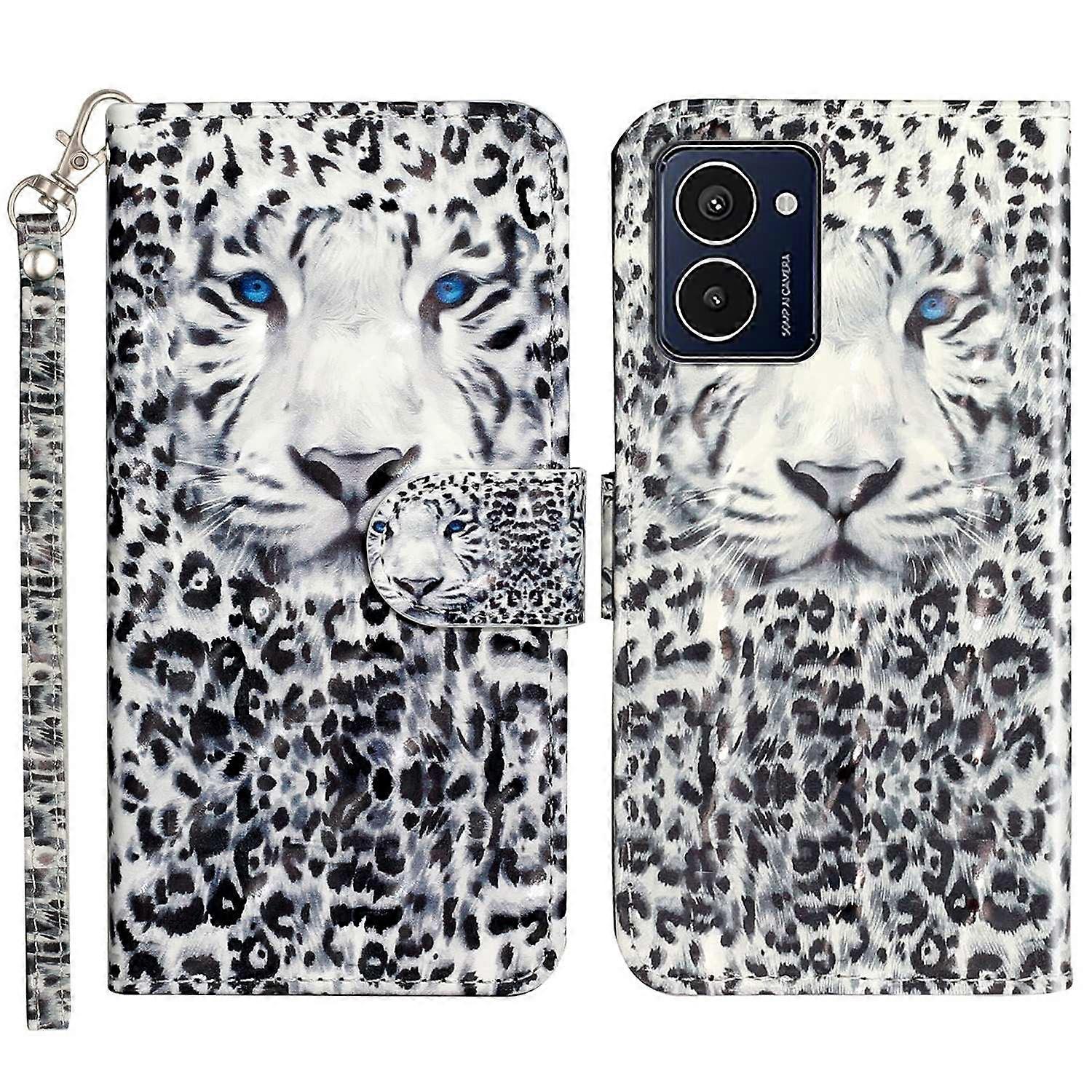 For HMD Pulse Pro Case 3D Pattern Printed Phone Leather Cover Handbag