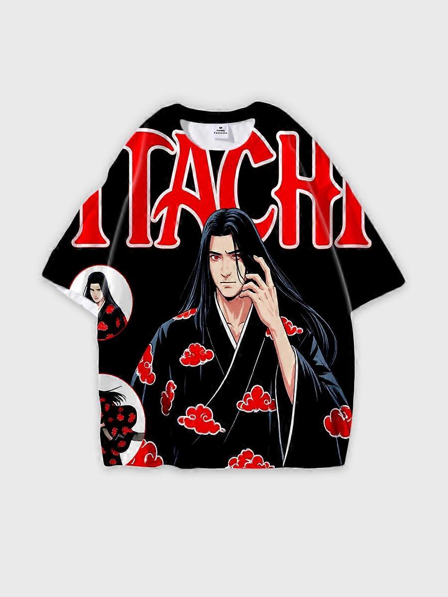 T-shirt round neck Role Pattern loose short sleeve P849