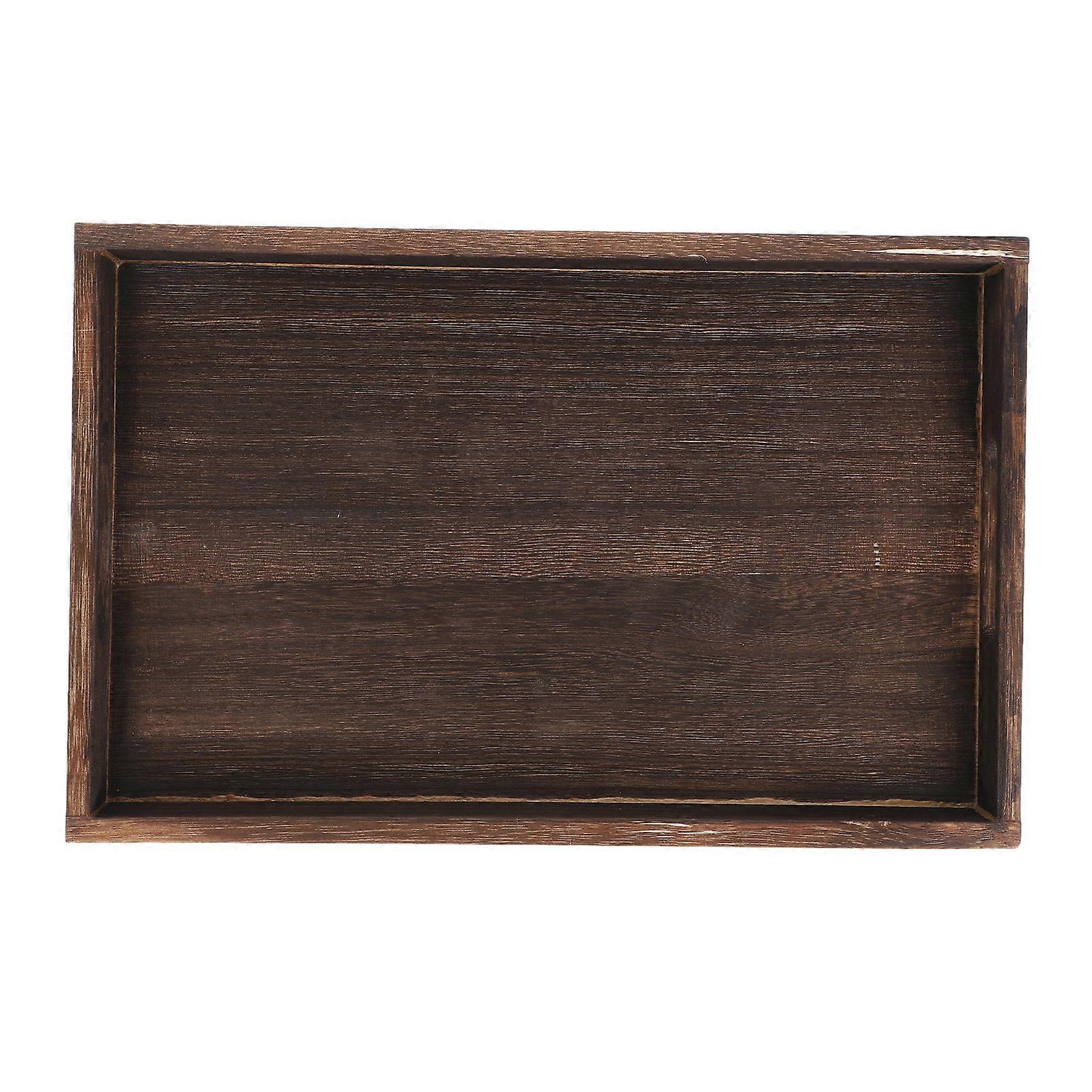 a polished product description based on your input:

 

**Stylish Wooden Serving Tray – Perfect for Food, Bread, Cakes & More!**

Elevate your