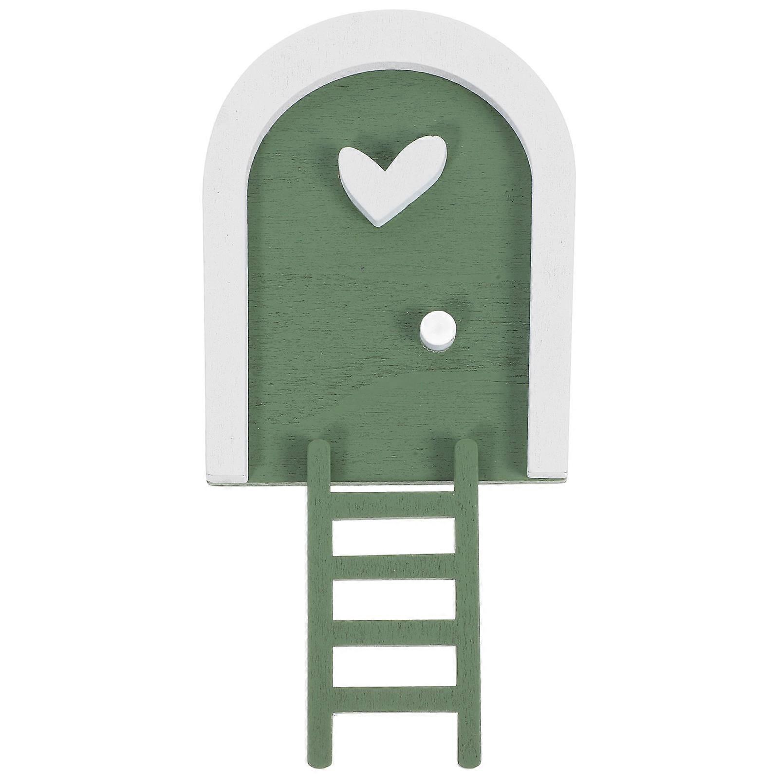 Garden Fairy Door Decor Miniature Wood Accessory For Tree 1Set