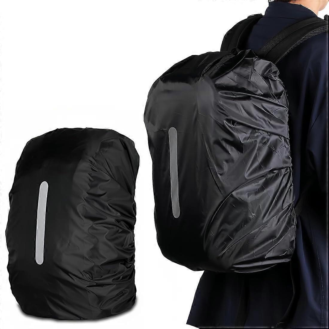 Backpack Rain Cover with Reflective Strips (3040L) Black