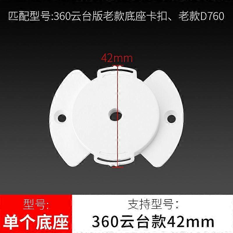 20pcs Security Camera Base: Camera Wall Mounting Base - Wall-Mounting Plate Plastic - Mounting Accessories Easy Installation