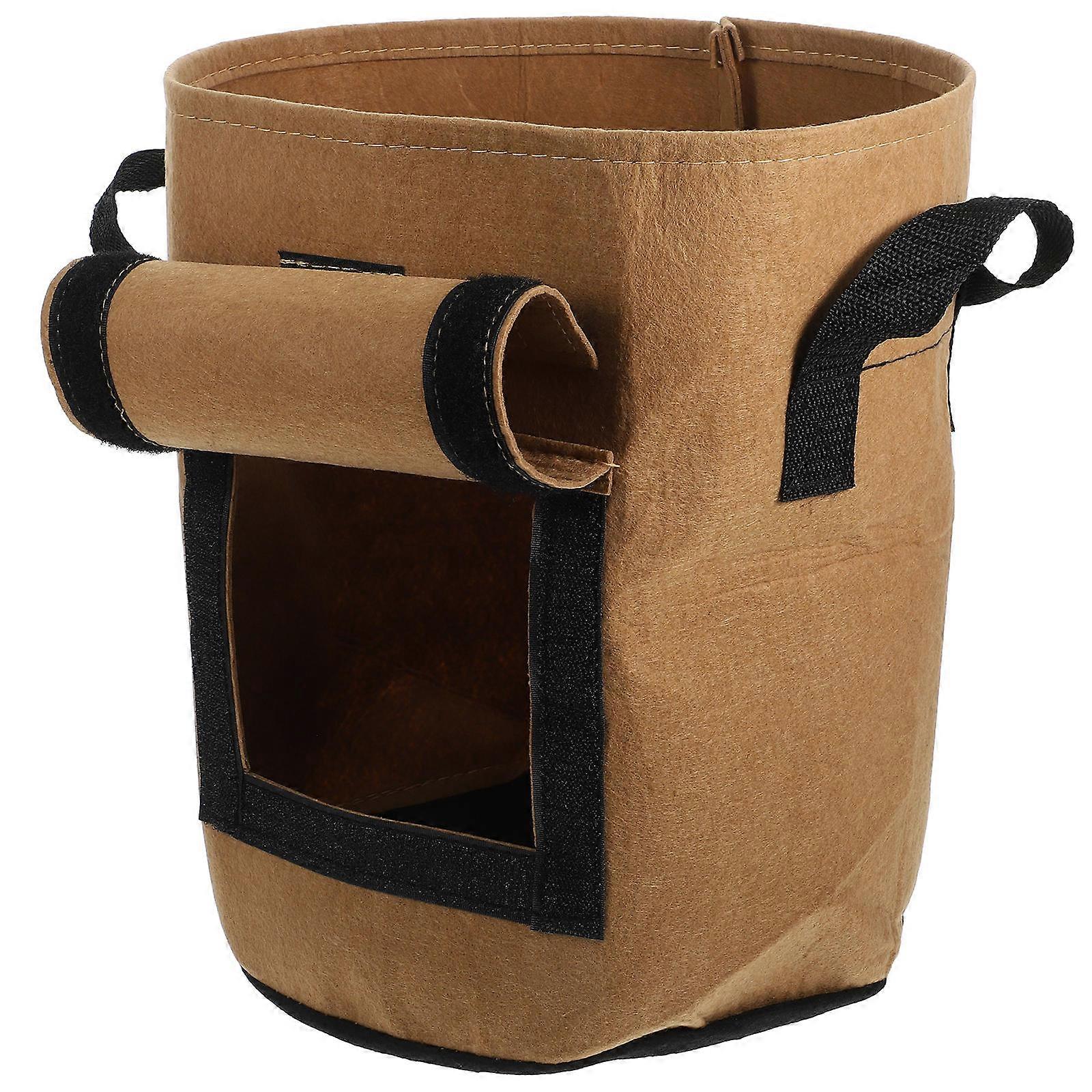 Durable Non Woven Fabric Plant Growing bag for Storage Use Tough and Waterproof with 4 Gallon