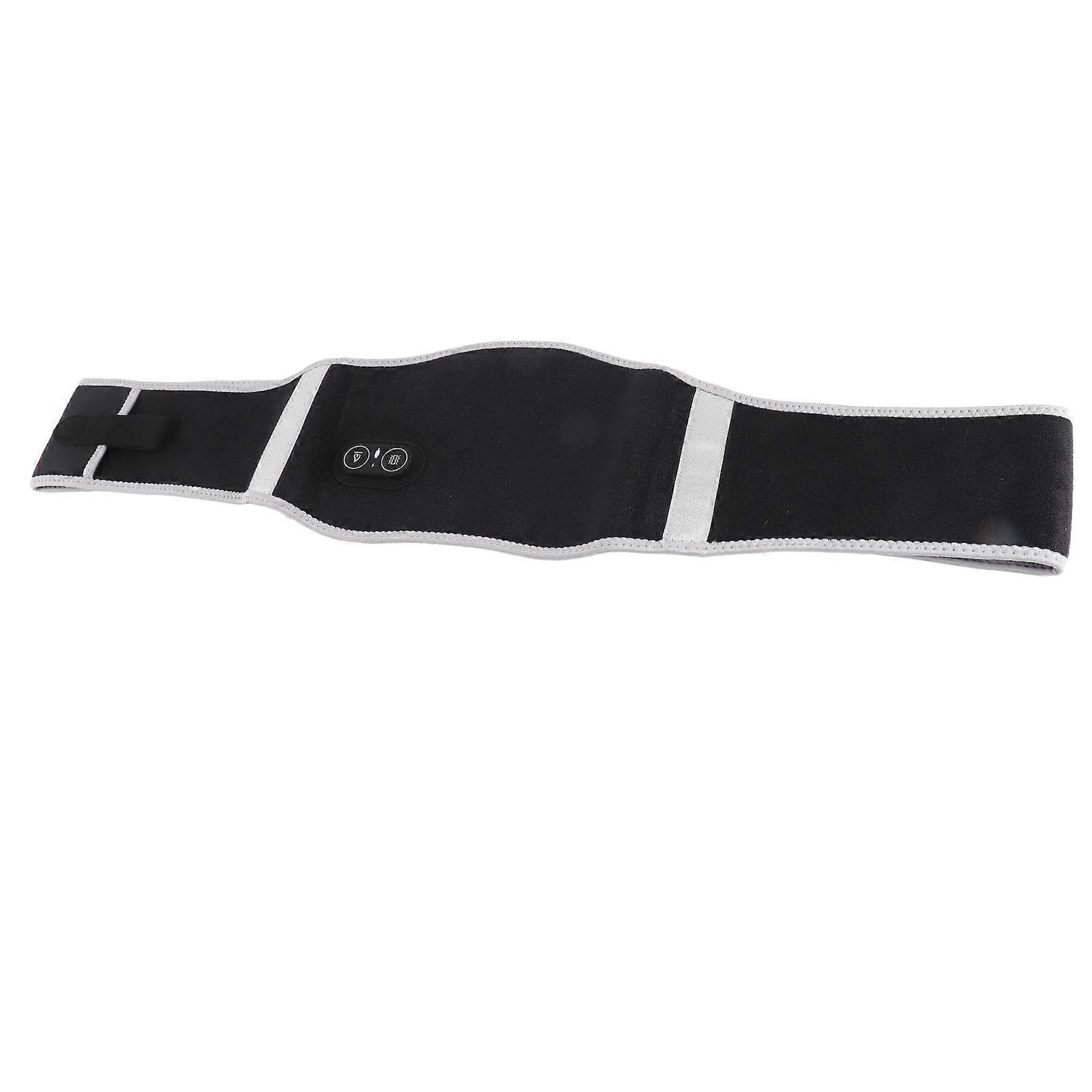 Heated Waist Belt Temperature Adjustable Soft Vibration Massage Lower Back Heating Pad