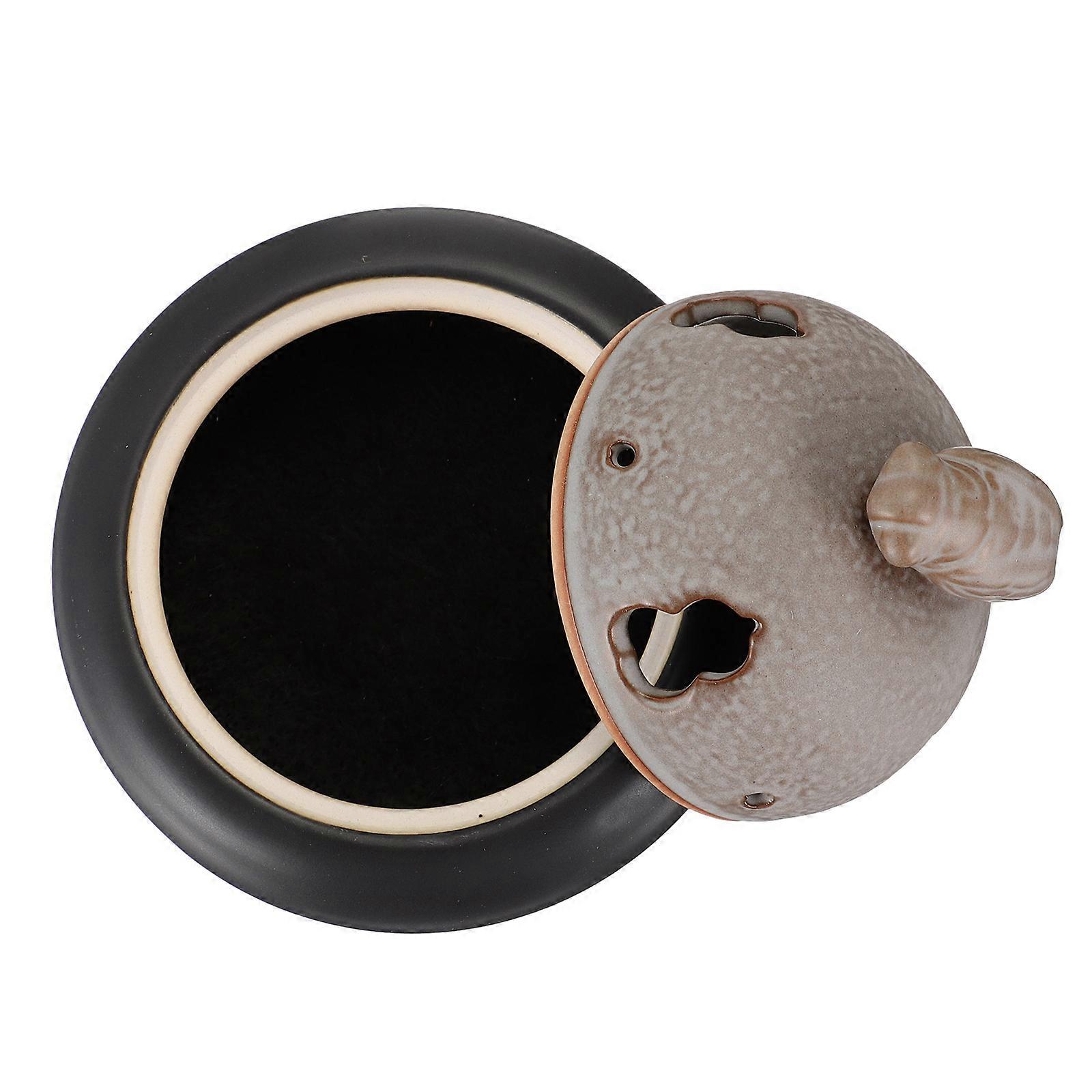 Incense Burner Ceramic Incense Burner for Home Use Antique Grey Holder