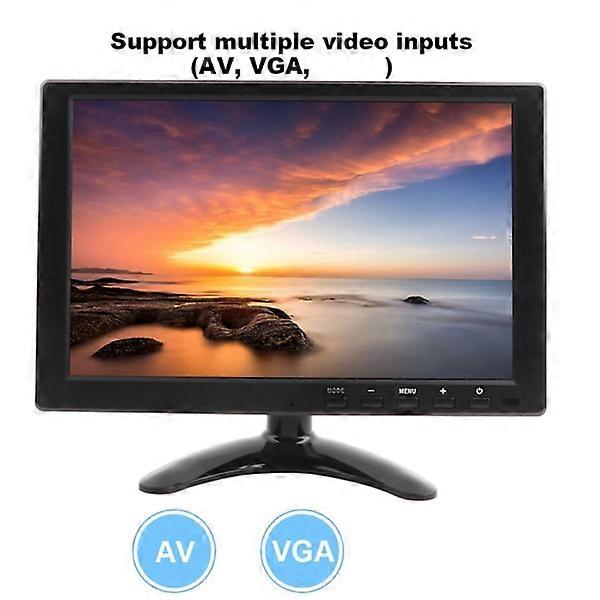 Tragbarer 10,1 Zoll Bildschirm 16:9 HDMI Monitor für PS4, Xbox und Raspberry Pi (EU-Stecker) - Gaming Monitor