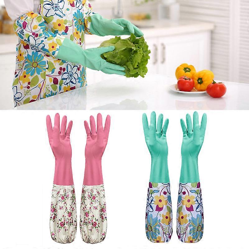 Durable Waterproof Household Gloves Dishwashing Rubber Cleaning