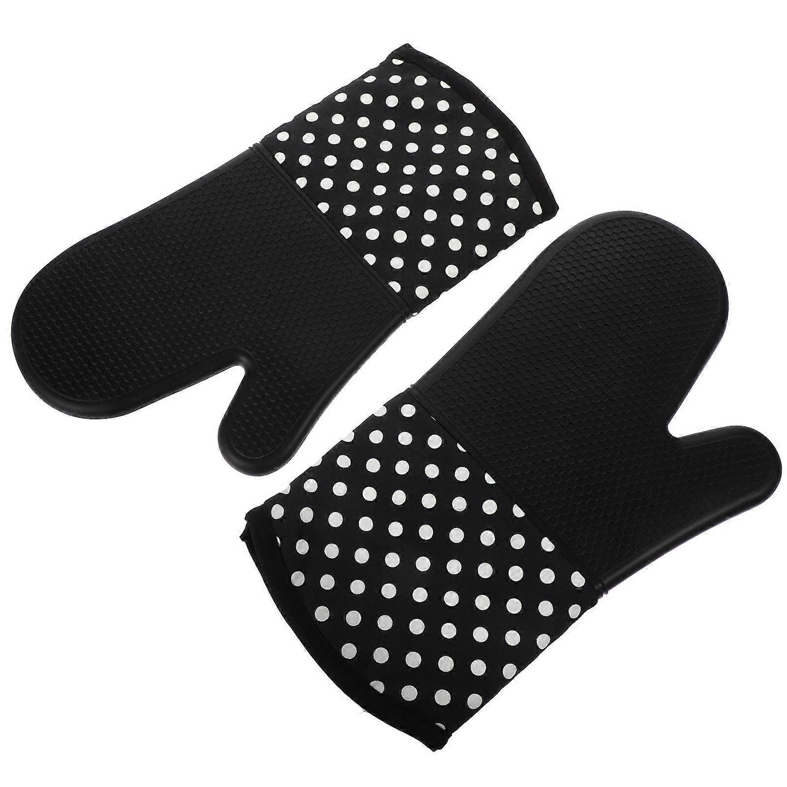 Non-Slip Cooking Mitts, Protect Hands from Hot Plates, Suitable for All Users