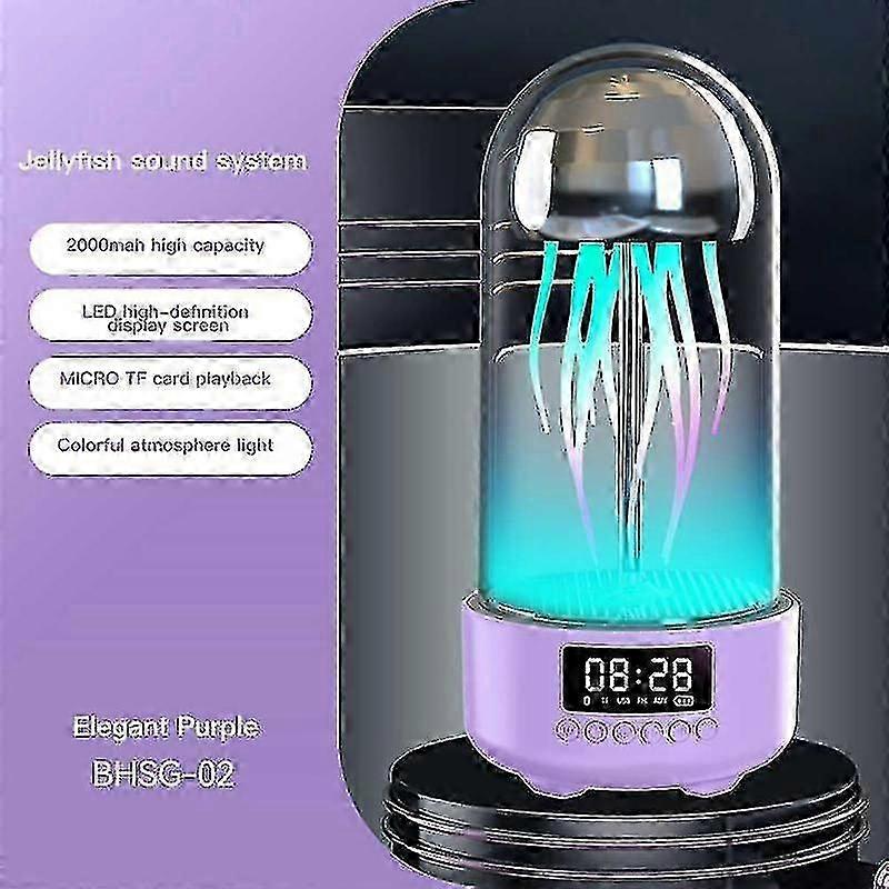 Mini Creative Speaker Mobile Mechanical Jellyfish Bluetooth Speaker Colorful Lamp Octopus Audio