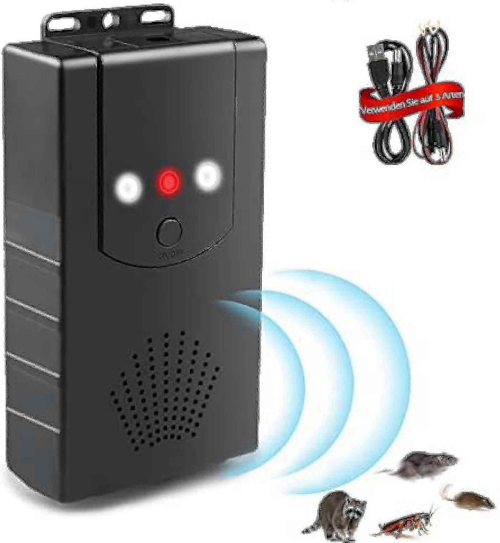 Ultrasonic Car Mouse Repellent Anti-rodent Mouse Engine Compartment Mouse Repellent Electronic Mouse Repellent Light Wave