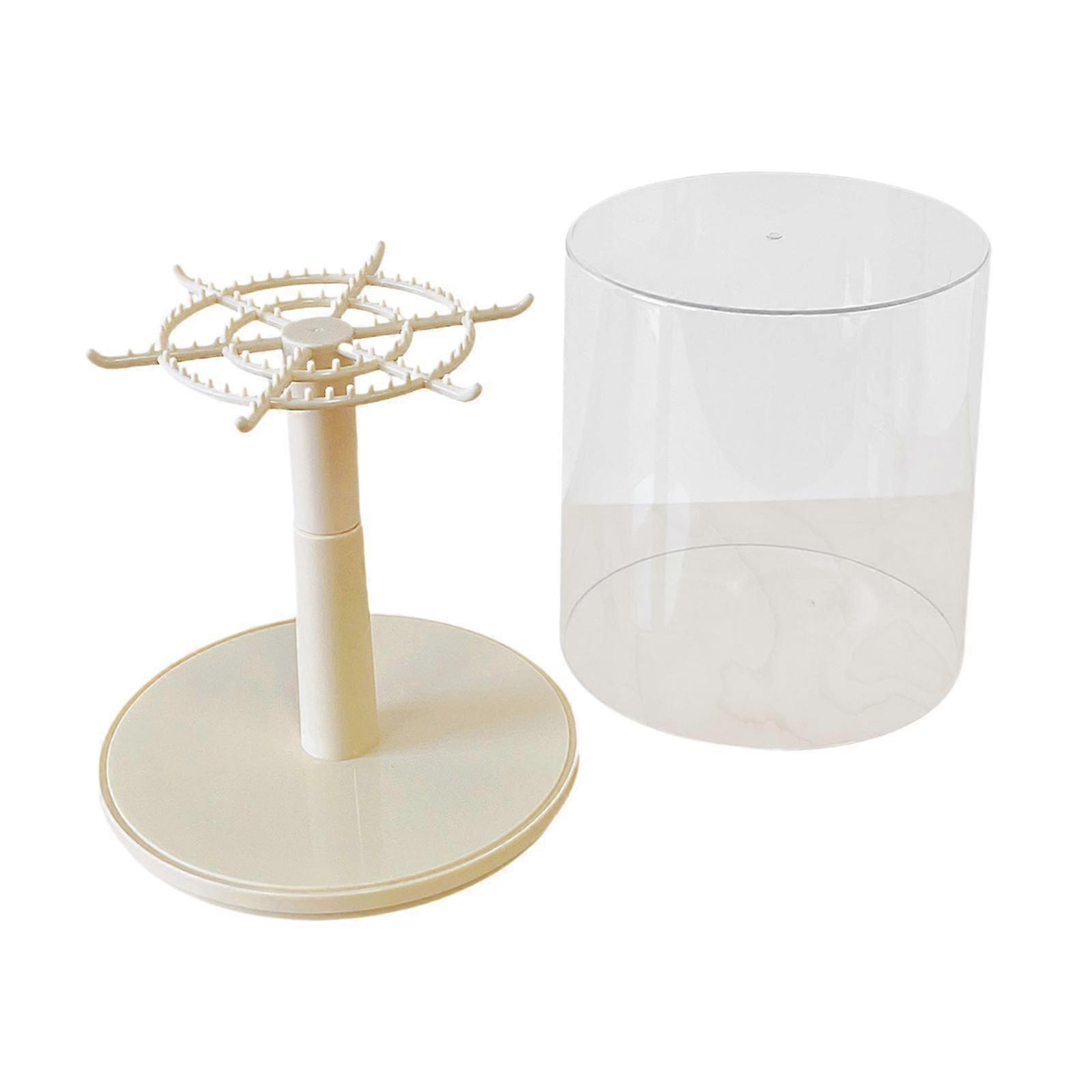 Display Case, Rotatable Protection for Action Figures, Mini Toy Charms