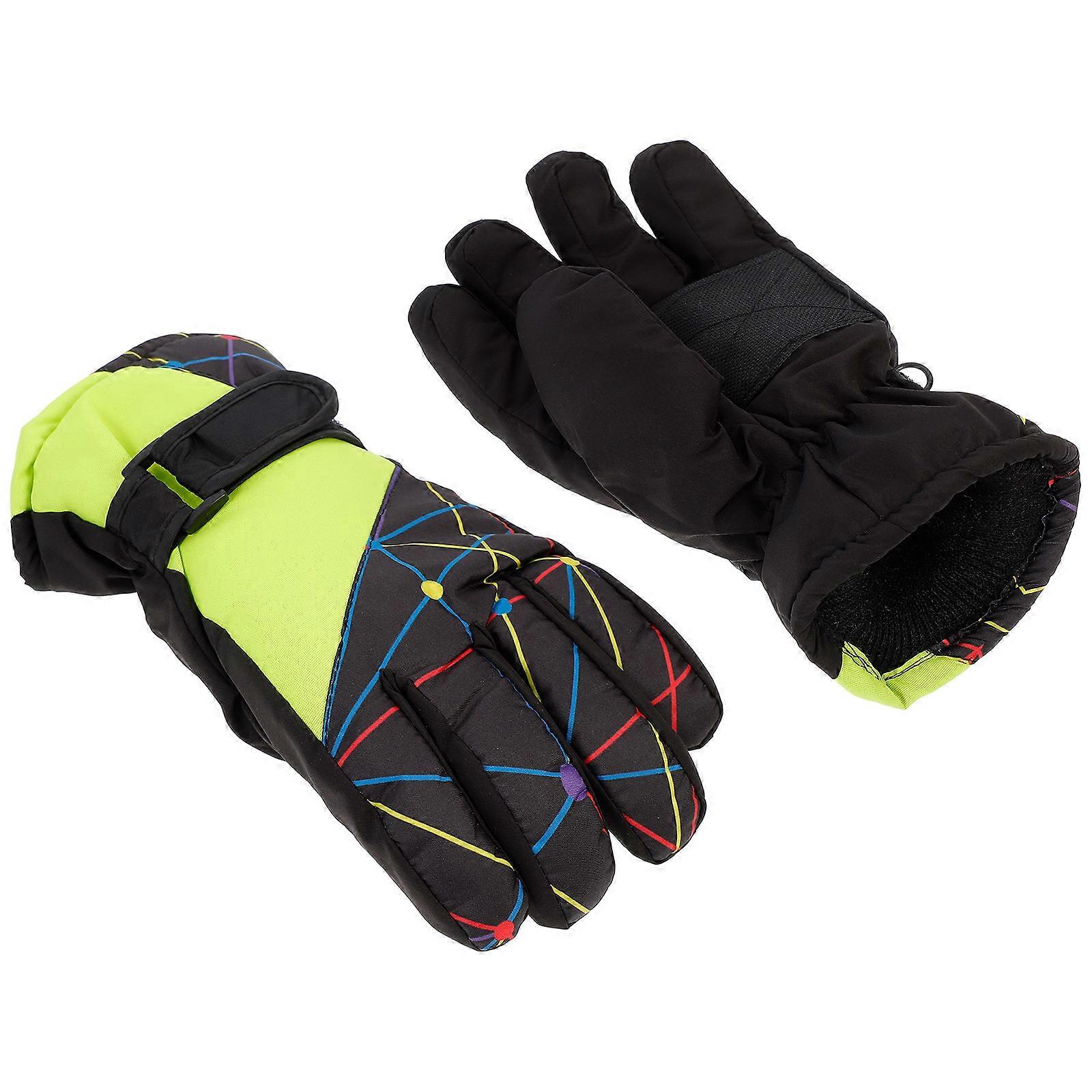 Breathable Ski Gloves for Kids Age 8 to 14 Perfect for Mountain Climbing and Skiing Activities 1 Pair