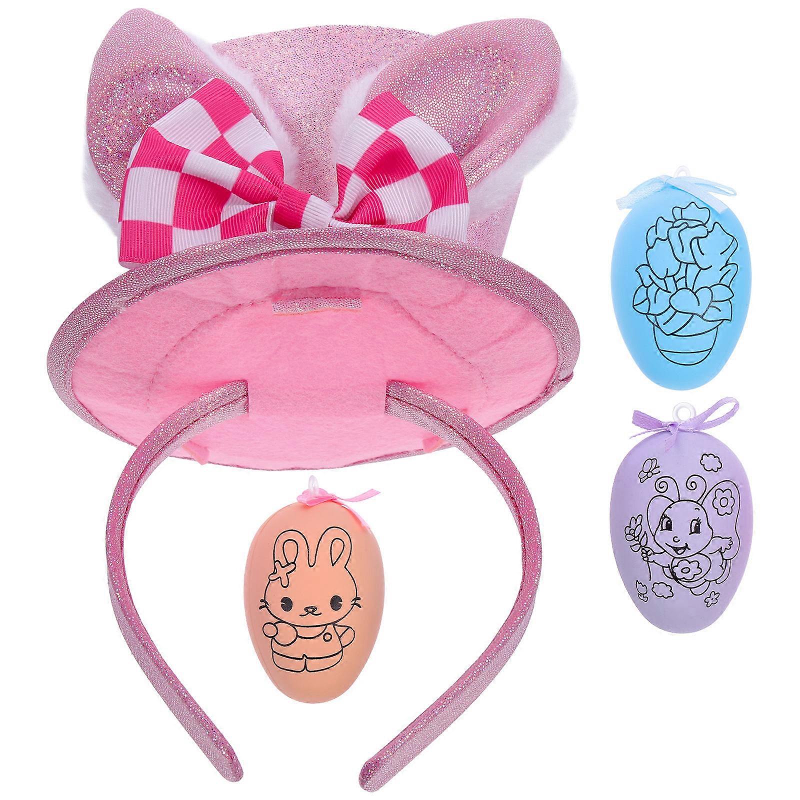Opaska na uszy zajączka wielkanocnego – urocze akcesoria do włosów w kształcie królika do dekoracji imprez i cosplayu, wygodne i trwałe noszenie