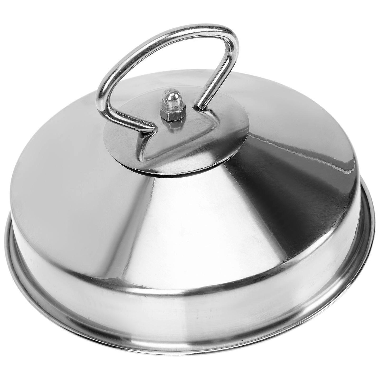 Versatile Steamer Cover 1Set Ideal For Home Cooking Silver Heat Resistant Design Prevents Oil Splashing