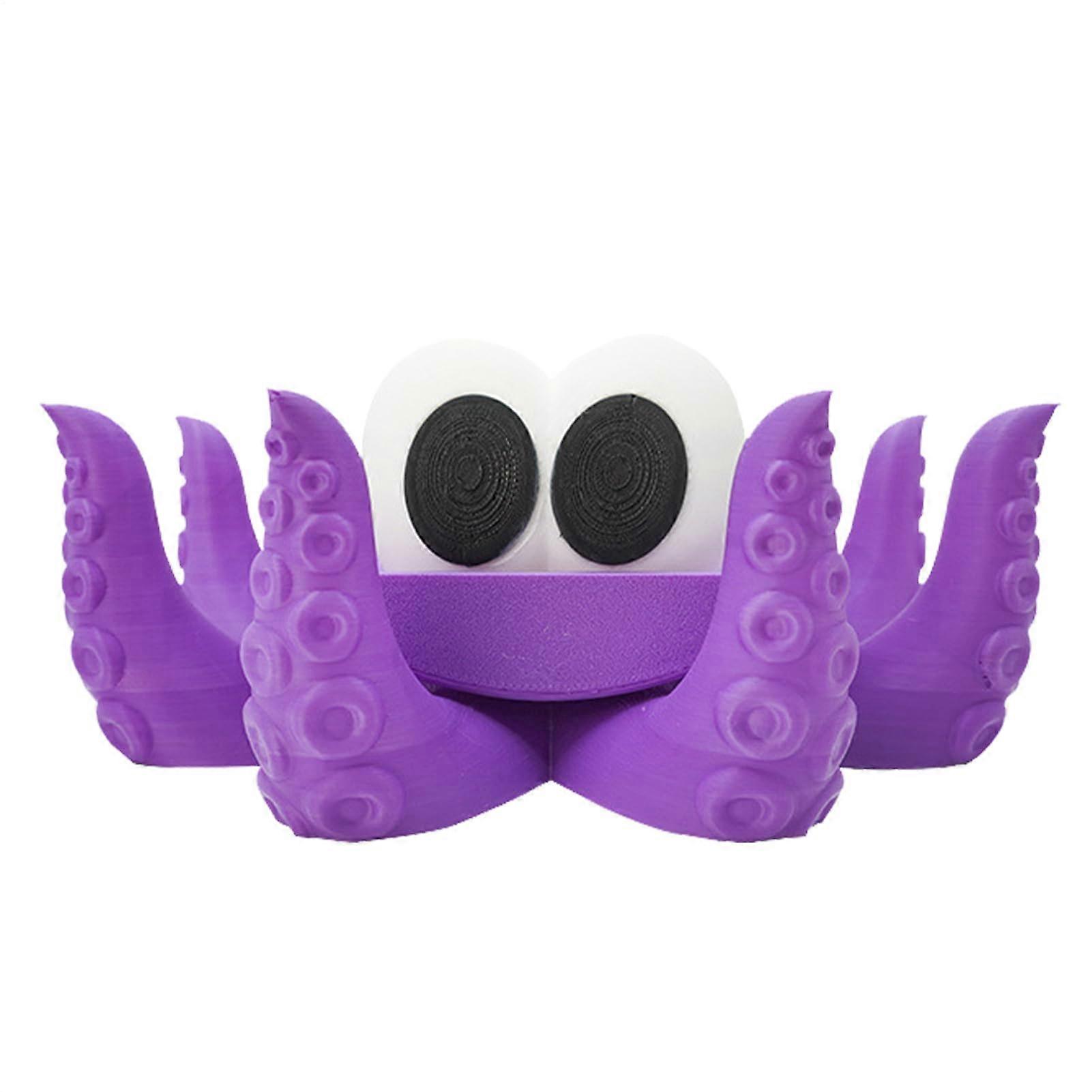 Octopus Toilet Paper Holder, Cute Modern Bathroom Accessory, Slim Design for Guest Bath and Dorm Use, Durable Material
