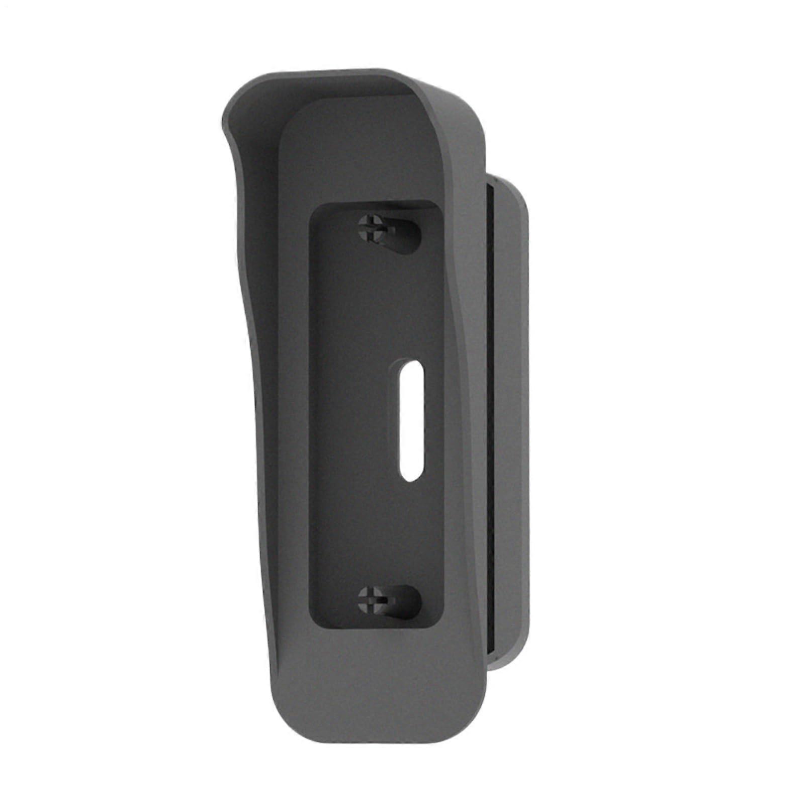 Wireless Doorbell Mount, Adjustable Angle, No Drill Outdoor Camera Holder, Compact Design for Home Security and Rentals