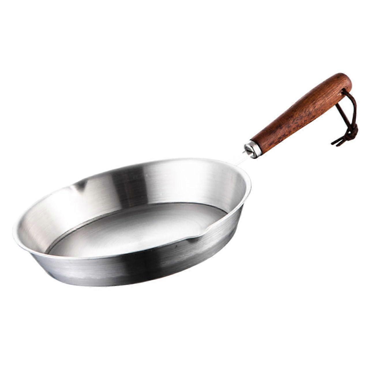 Mini Egg Frying Pan Small Skillet for Omelets Nonstick Stainless Steel Pan Ergonomic Handle efficient Cooking