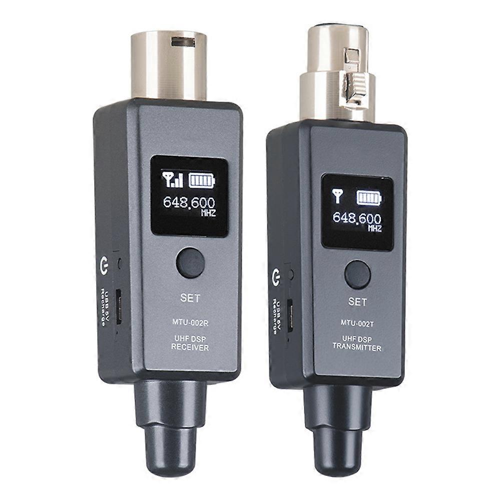 Microphone Wireless System Micphone Wireless Transmitter UHF Transmitter Receiver Mi Line for Dynamic Condenser