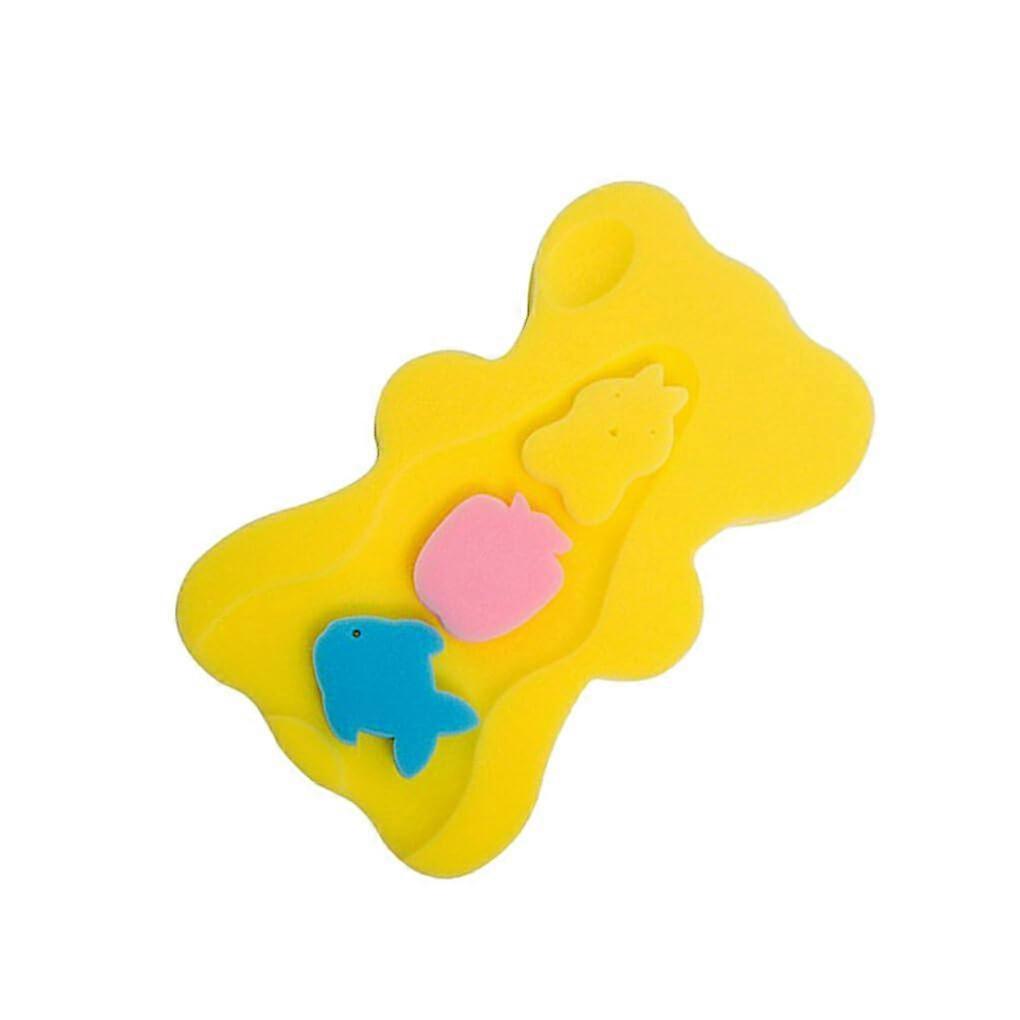 Density Thickened Sponge Pad Anti Slide and Anti Choking for Babies Fiber Net Pocket Can Sit and Lie NonSkid, Yellow, 5.5cm 5.5cm Yellow Ref: 3395