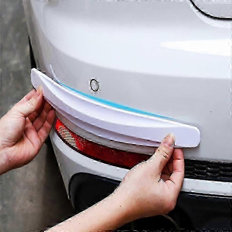 2pcs Car Bumper Protector Strip Guard Corner Protection Strips Scratch Protector Crash Blade Anti-collision Auto Accessories