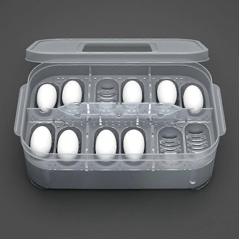 Reptile Egg Tray Incubation Box for Hatching Snake Lizards and Reptiles, Durable Breeding Egg Box for Safe Incubation and Development