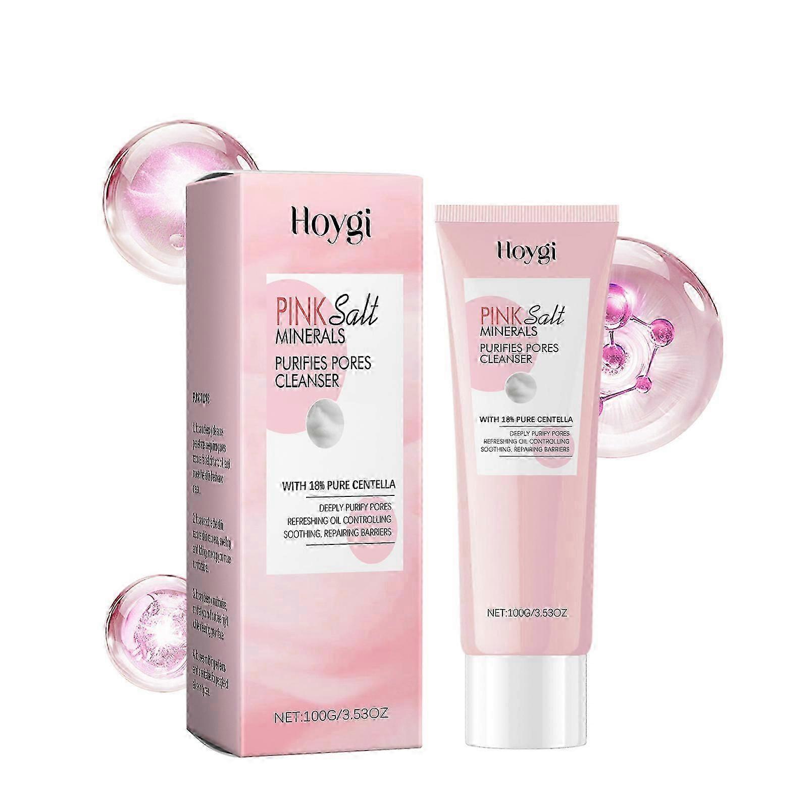 Hoygi Pore Cleansing Cleanser Cleansing facial impurities, moisturizing, not tight, gentle moisturizing cleanser