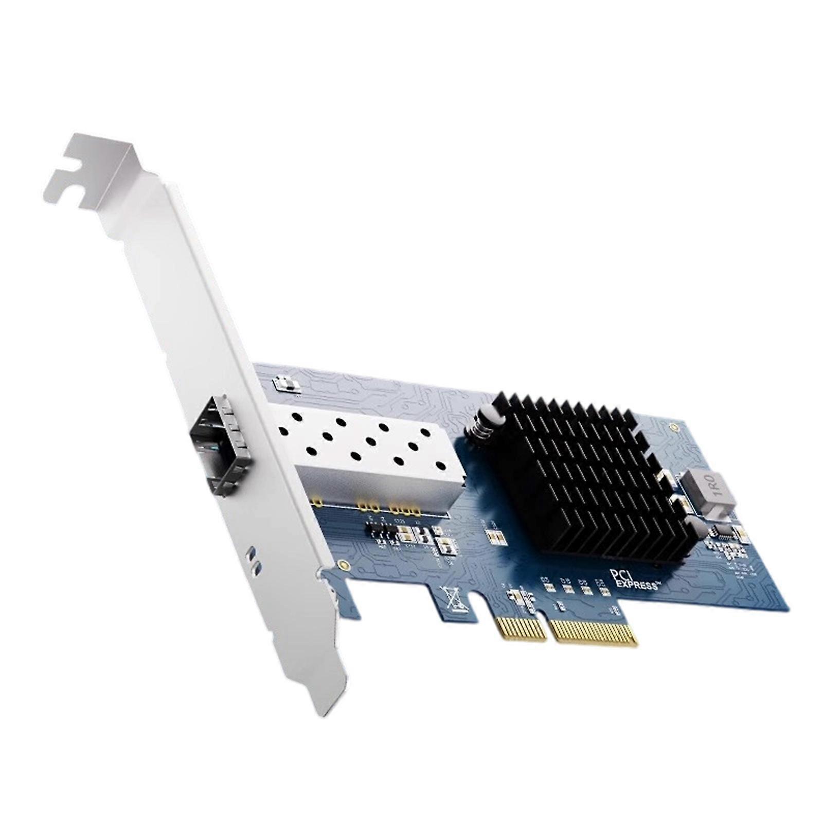 PCIe 4X Slot Compatible 10Gbps Networking Interfaces Card Featuring SFPs Port Optimized For Virtualization And Low Latency Performances Multicolor