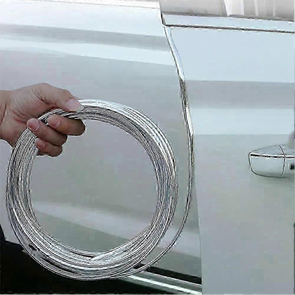 2/5/10M Chrome Car Door Edge Protection Strip Auto Door Anti Collis...