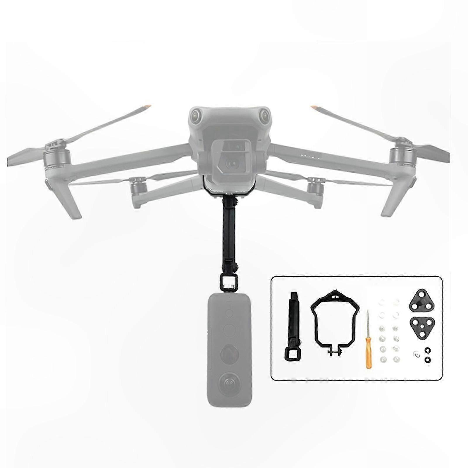 360 VR Camera Mount Adapter for Drone Top Extension Set Clamping Bracket