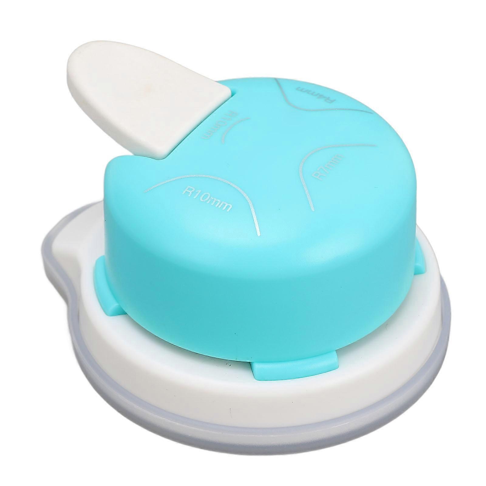 4-i-1 grønn hjørnerundestansekutter for håndverk og bilder