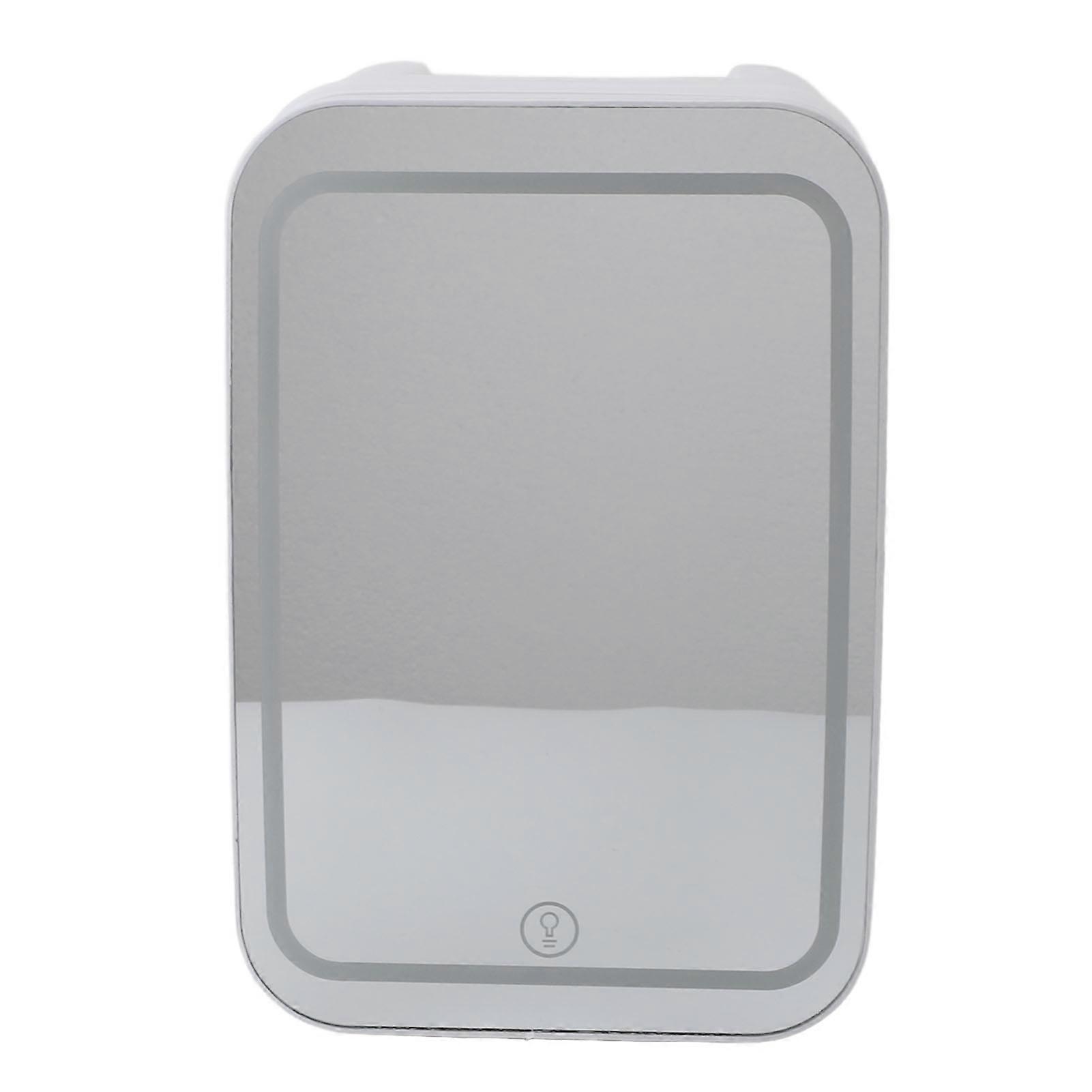 Portable 4L Mini Beauty Fridge with Mirror Light 22x18x26cm US Plug